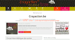 Desktop Screenshot of crayaction.be